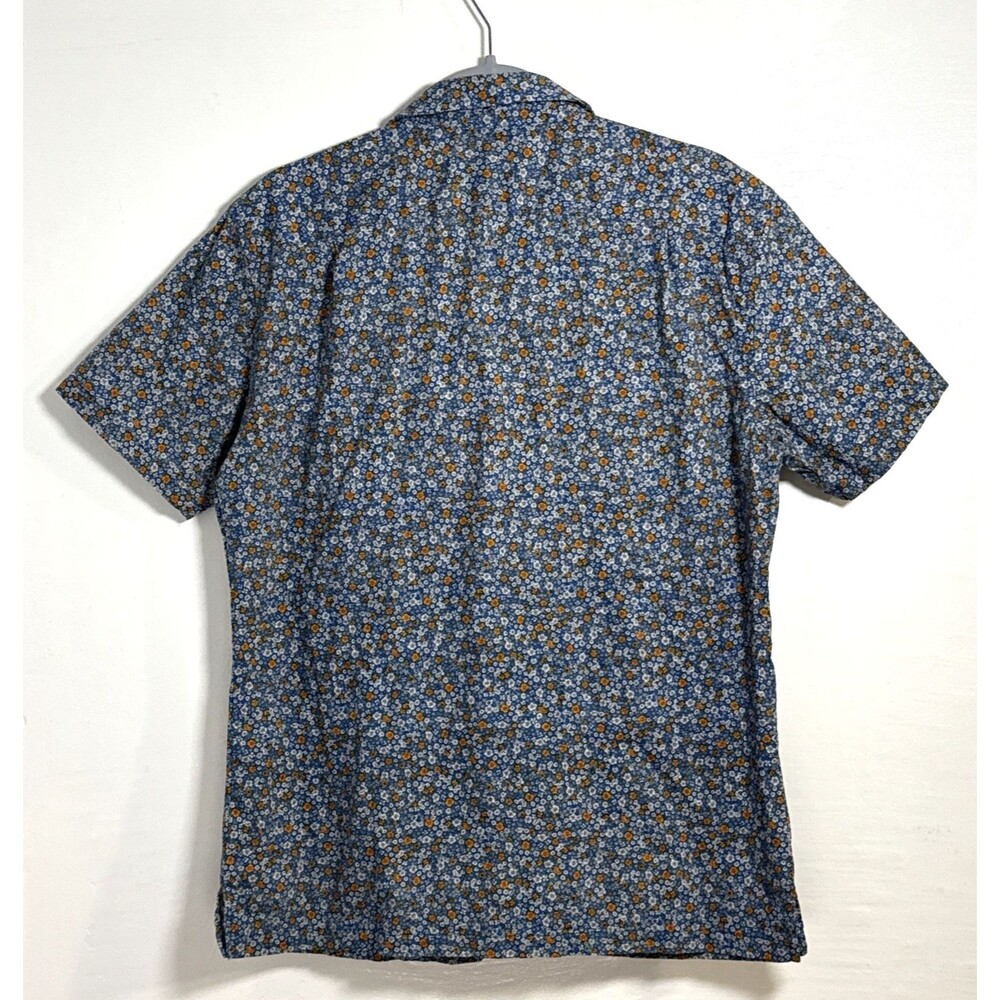 Vintage Tori Richard Hawaiian Print,  Floral Cotton Men's Size Medium Shirt - Picture 2 of 8